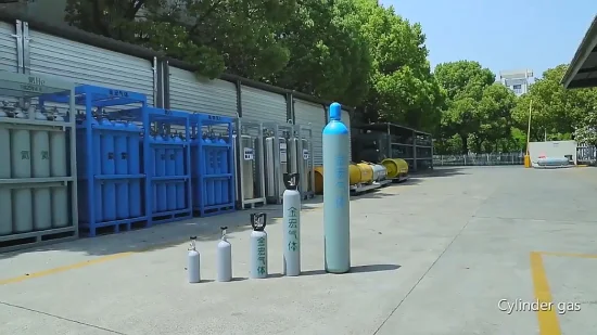 Cylindre de remplissage d'argon de haute sécurité ou alimentation en gaz de réservoir d'argon pour le soudage à l'argon